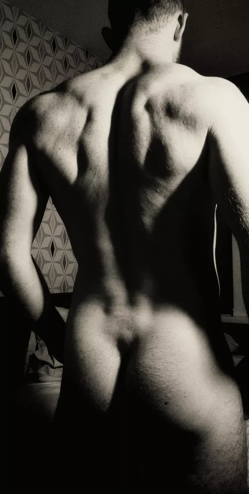 Here's my back which may be fun to practice shading with