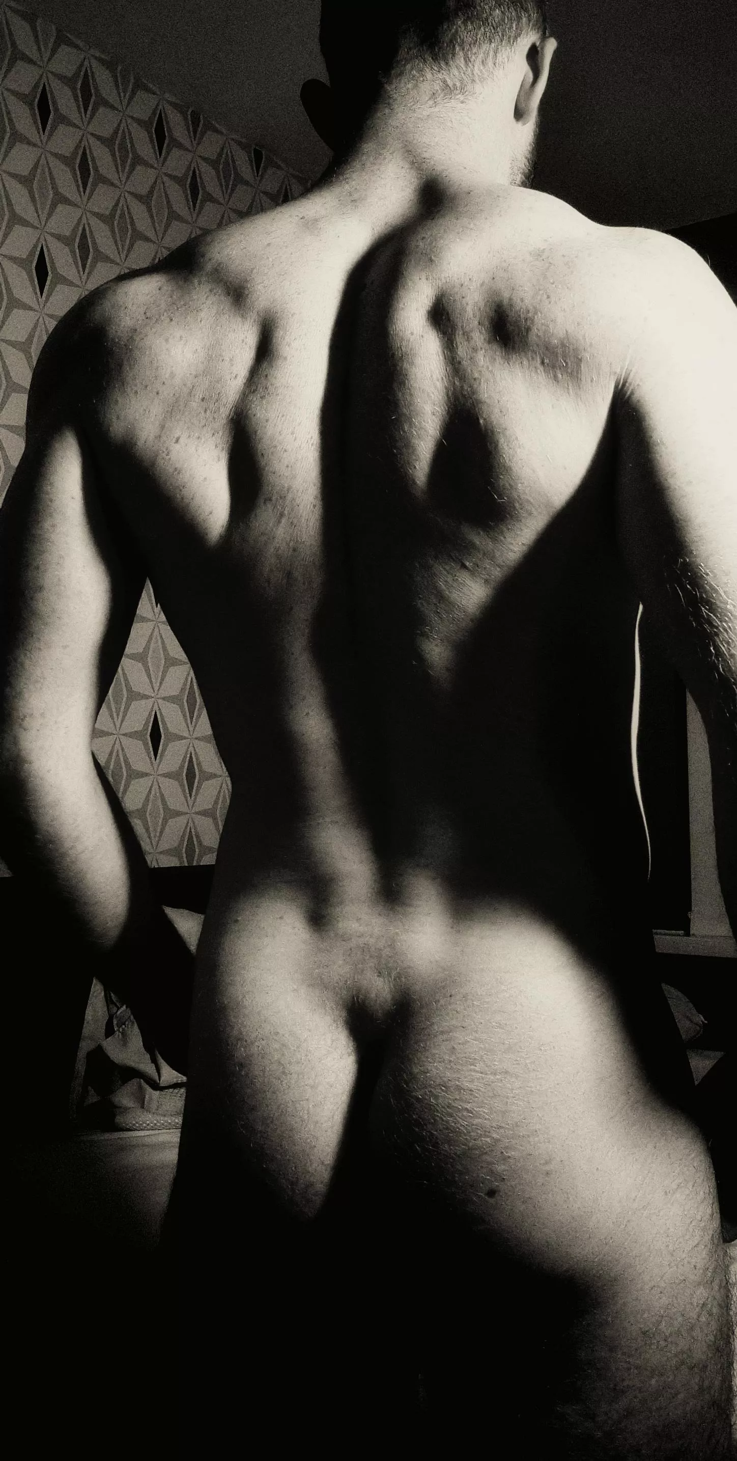 Here's my back which may be fun to practice shading with