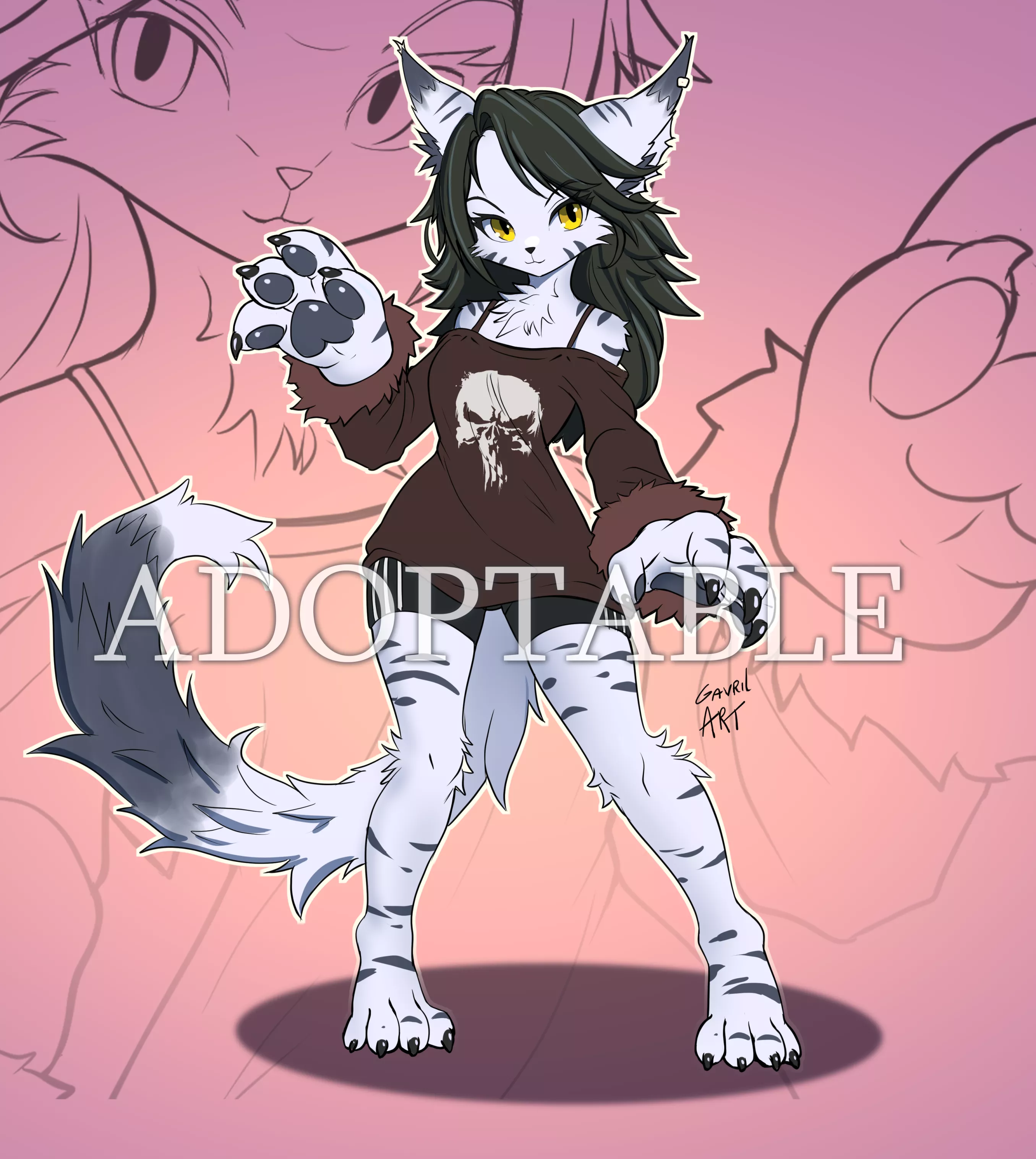 Hey everyone, here's my new OC sporting a casual look (Art by me)