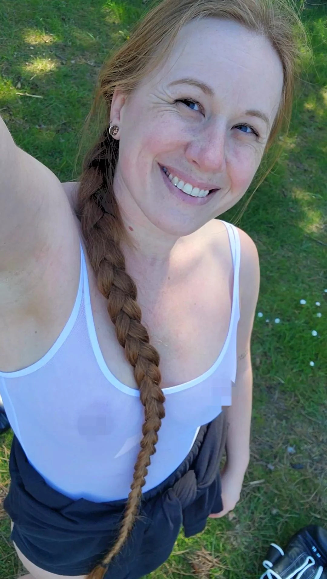 Hitting pads in the sun has made my freckles pop! [IRTR]