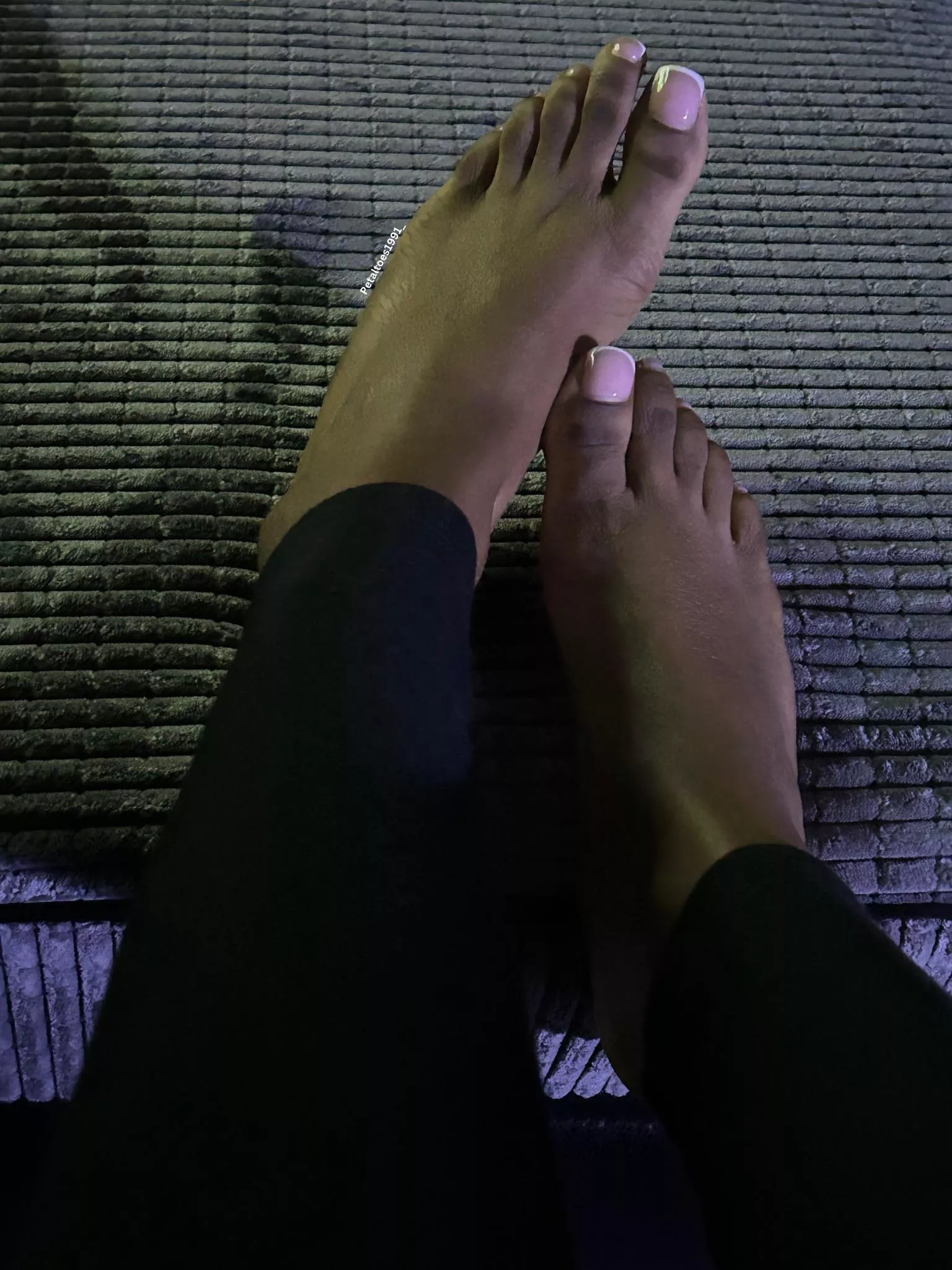 How do you like my ebony feet?