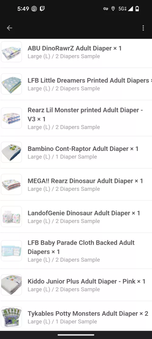 I went shopping for the first time...