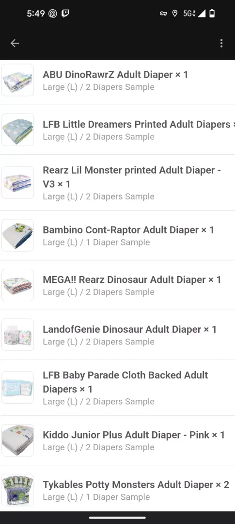 I went shopping for the first time...