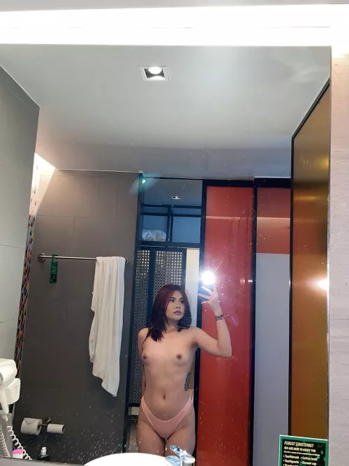 i'm so embarrassed with my petite and dark titties