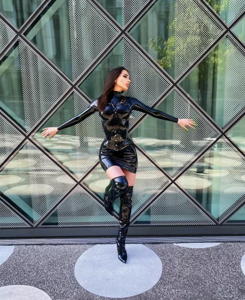 just happy with new pair of boots