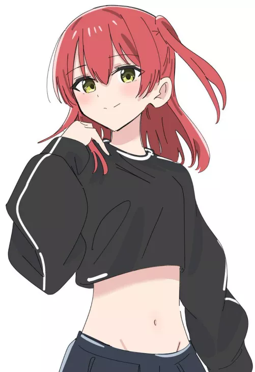 Kita Wearing Her Crop Top (Bocchi The Rock)