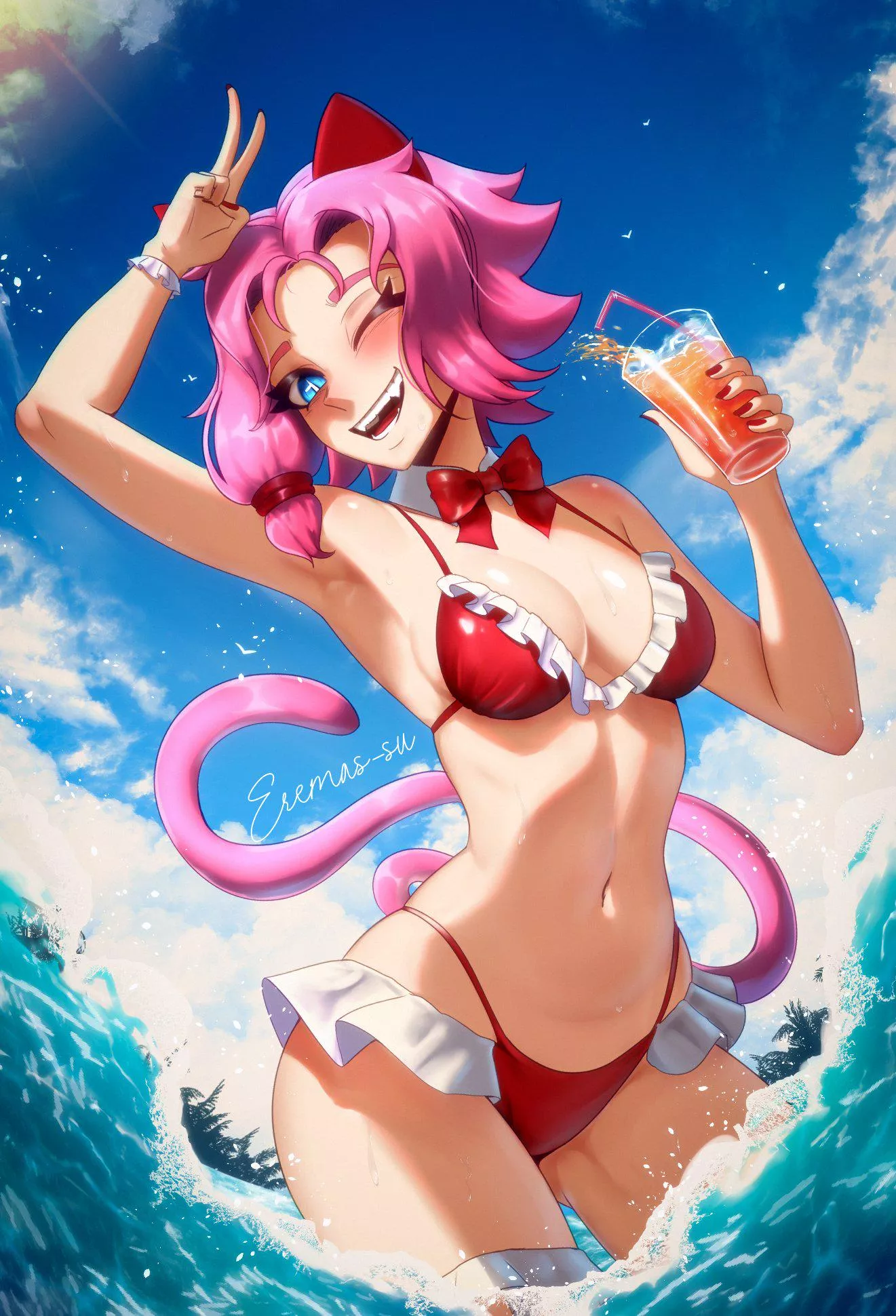 Maeve loves the beach on the spring (Eremas su)