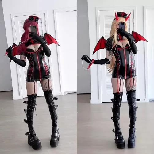 Makima and Power from Chainsawman (Cass Alana) [OC]