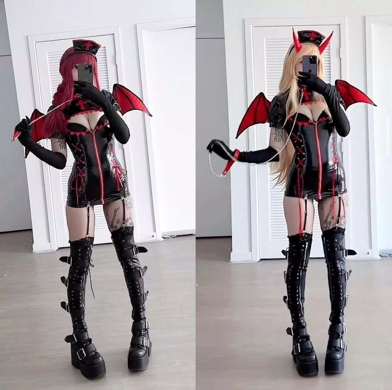 Makima and Power from Chainsawman (Cass Alana) [OC]