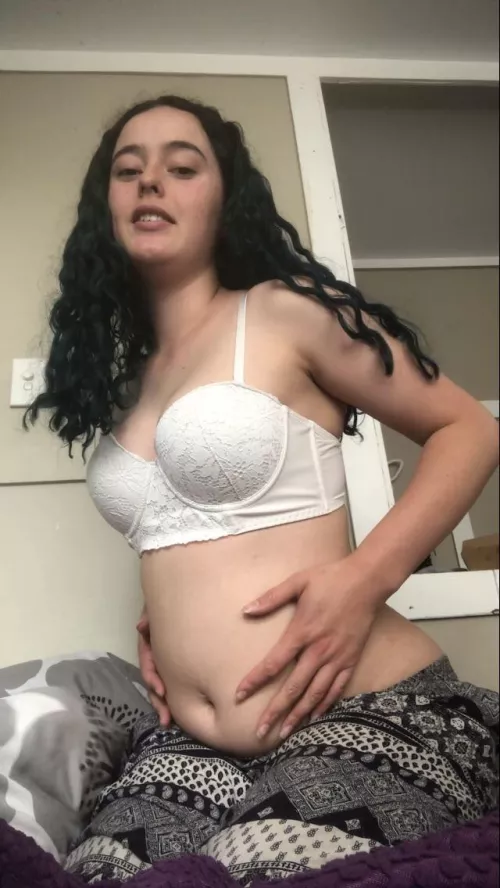 My stuffed belly looks so good 😁