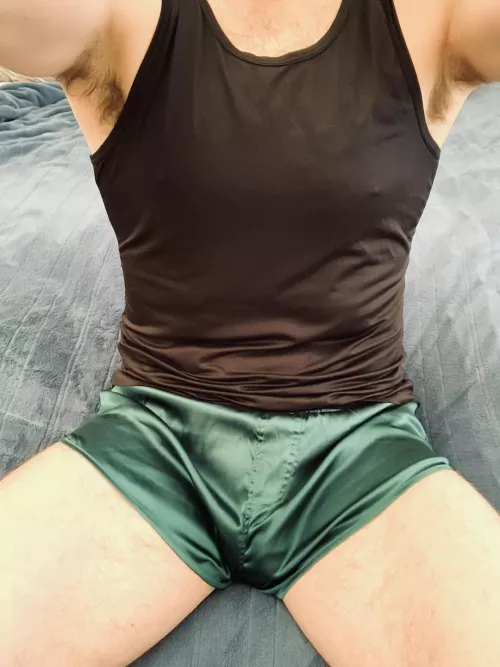 Satin Boxers are Great PJs