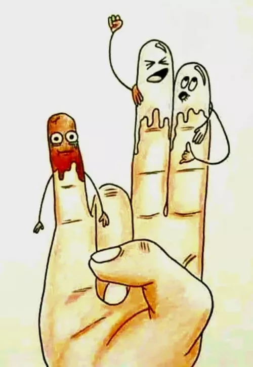 Sometimes you hafta be the pinky