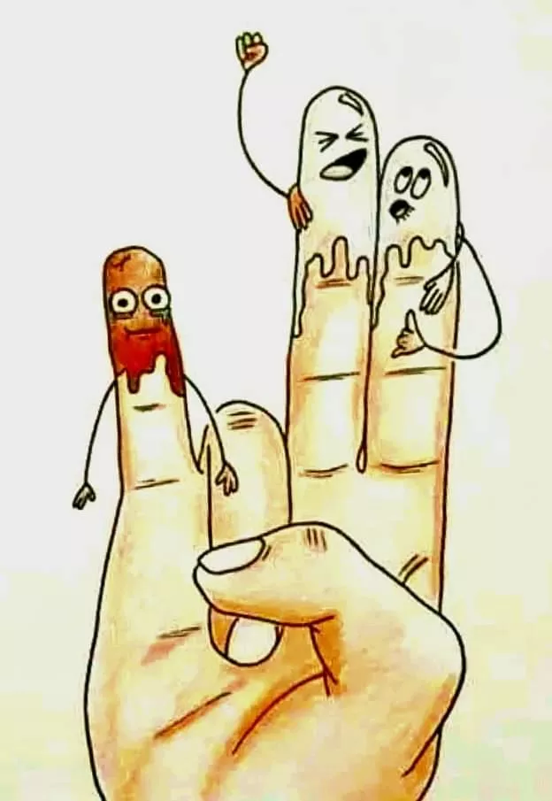 Sometimes you hafta be the pinky