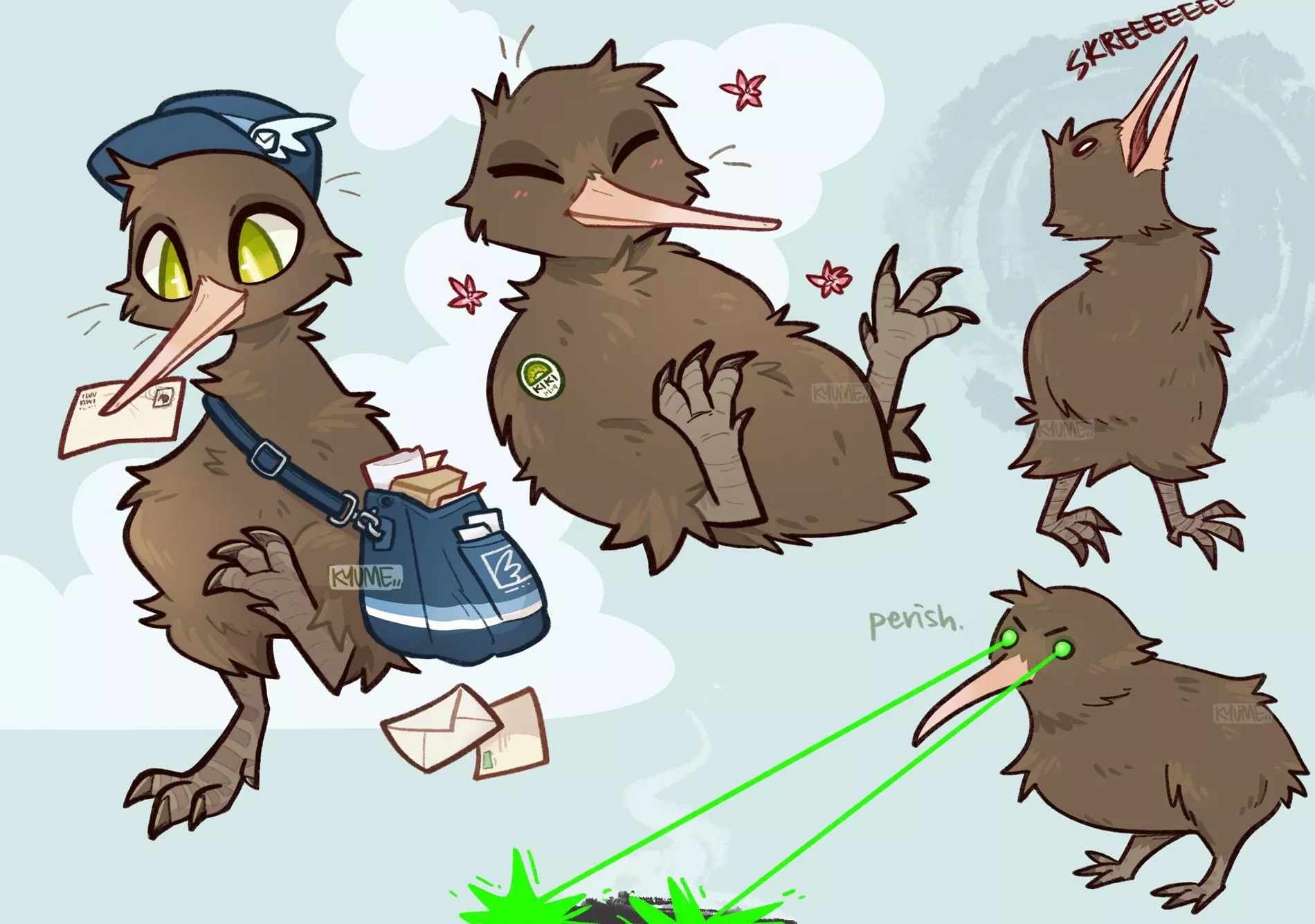 Thanks for all the love for this kiwi!! The majority has decided! Their name is Kiki! 🥝