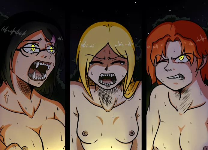 The Pack (Perfect Duwang) (Multiple girls->werewolf tf)