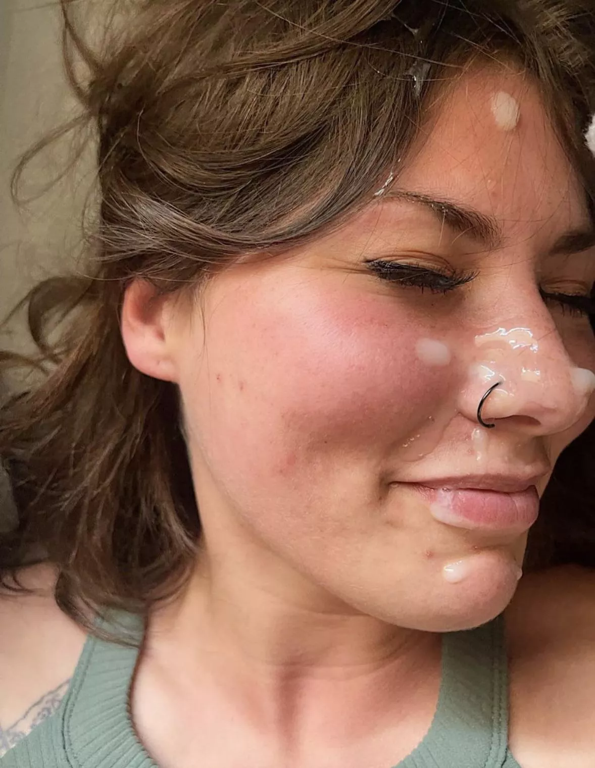 Too shy to admit I want another load 😍💦🪣