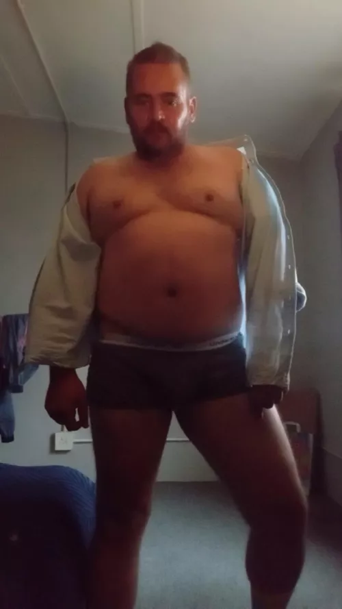 Trying to convince myself it's okay to be naked more often 