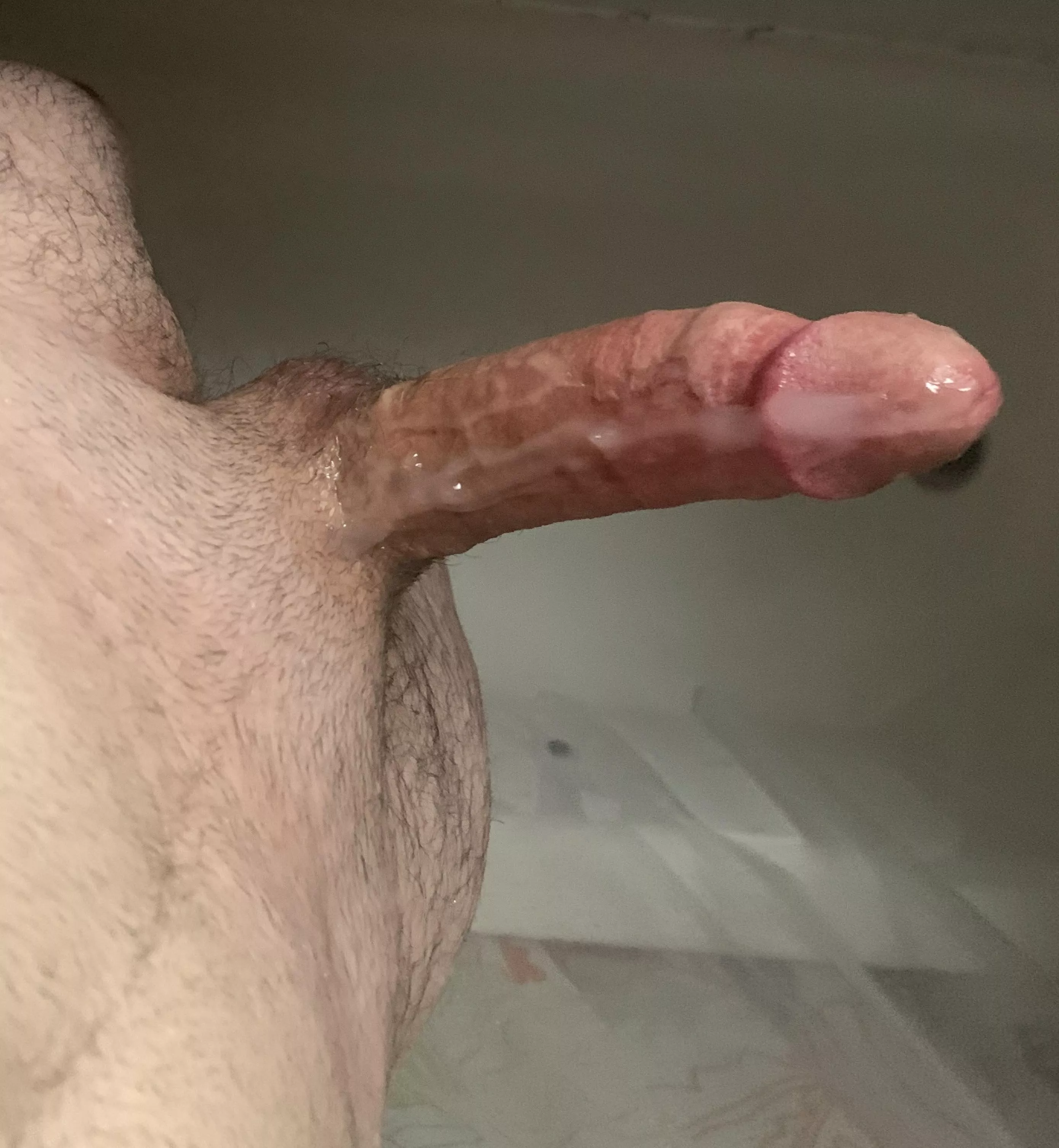 Washing my cock in the shower led to big mess 💦😅 (18)
