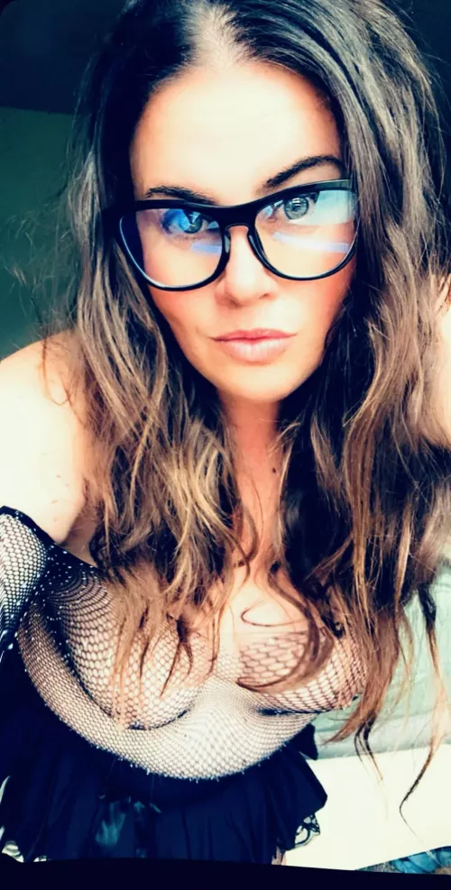 When you’re ready to cum all over my face, glasses on or off…