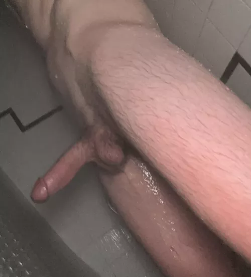 Who doesn’t like a big thick cock in the shower?