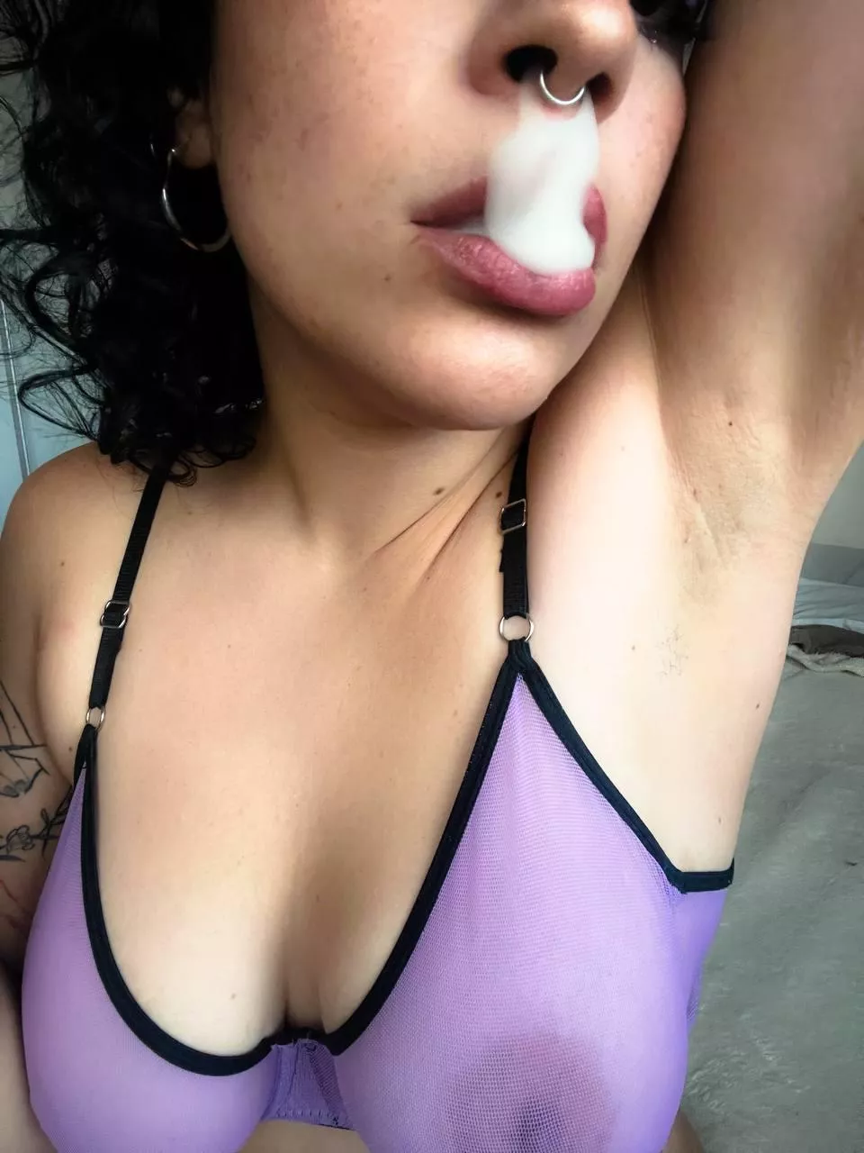 As I smoke, is it okay for you to suck my ass?