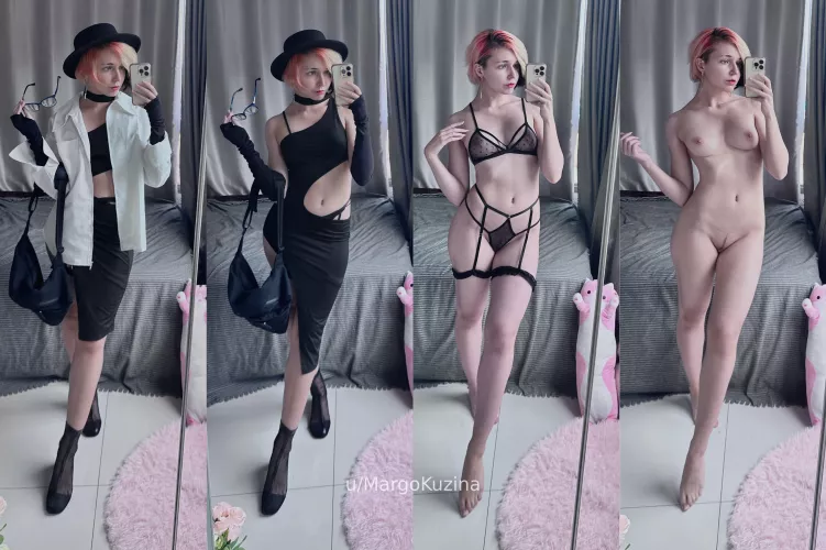 date outfit on and off