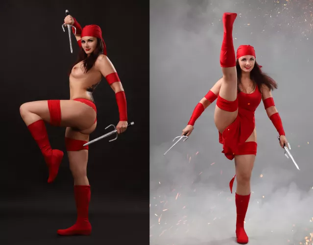 Elektra from Marvel by Makatsuge