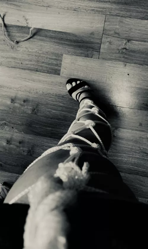 First time being tied! It was awesome