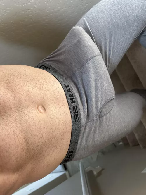 Forget how attention-grabbing my bulge can be during chores. Neighbor’s girlfriend’s reaction turned me on more than expected. Maybe I’ll start wearing my comfies more often.