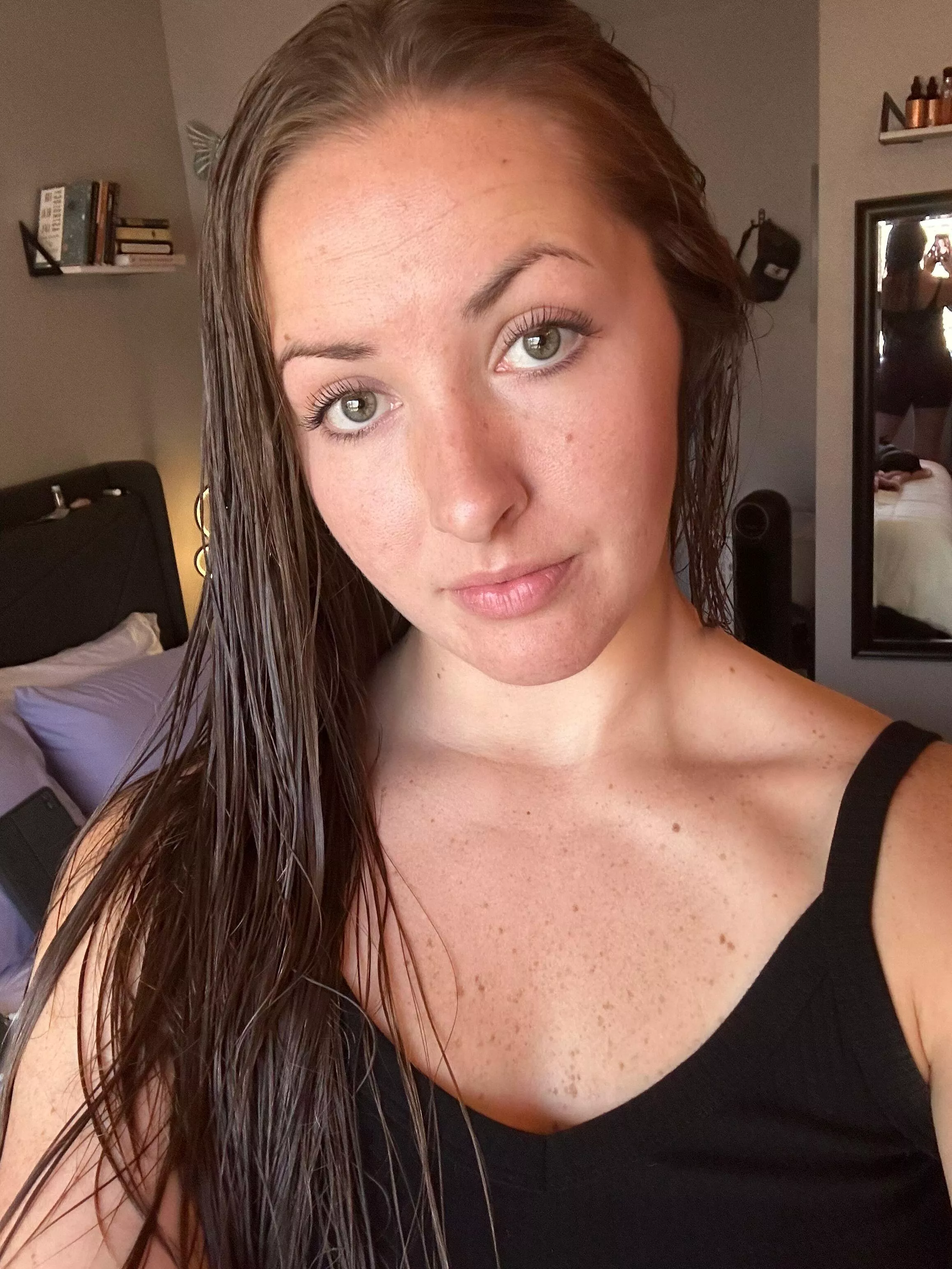 fresh from the shower, but maybe you can get me dirty again