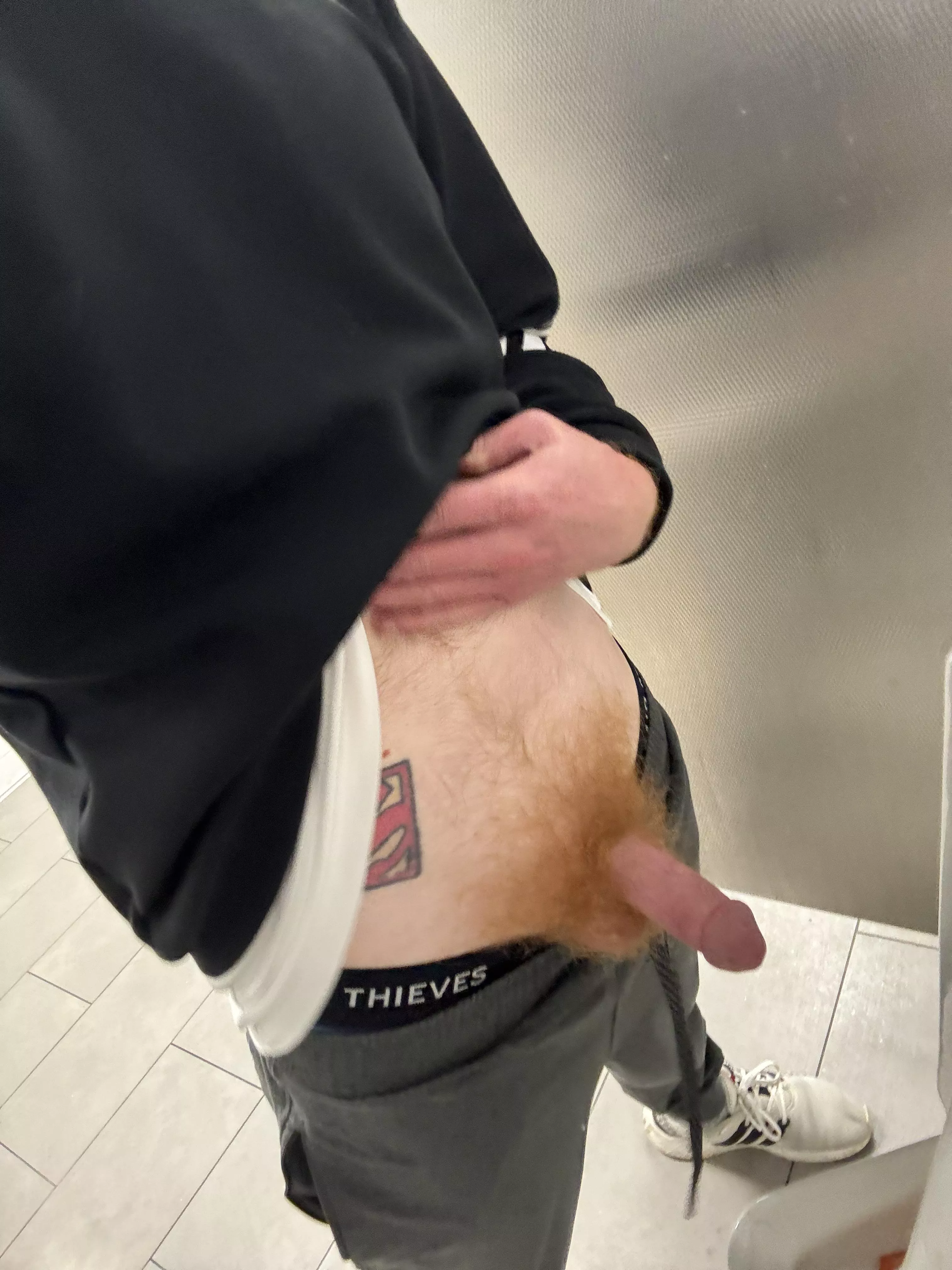 Ginger Dick in The At Home Restroom. 🔥