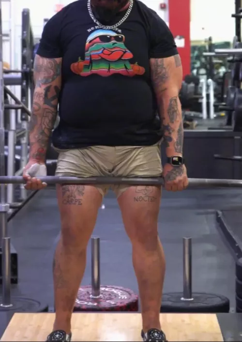 He likes picking big things up