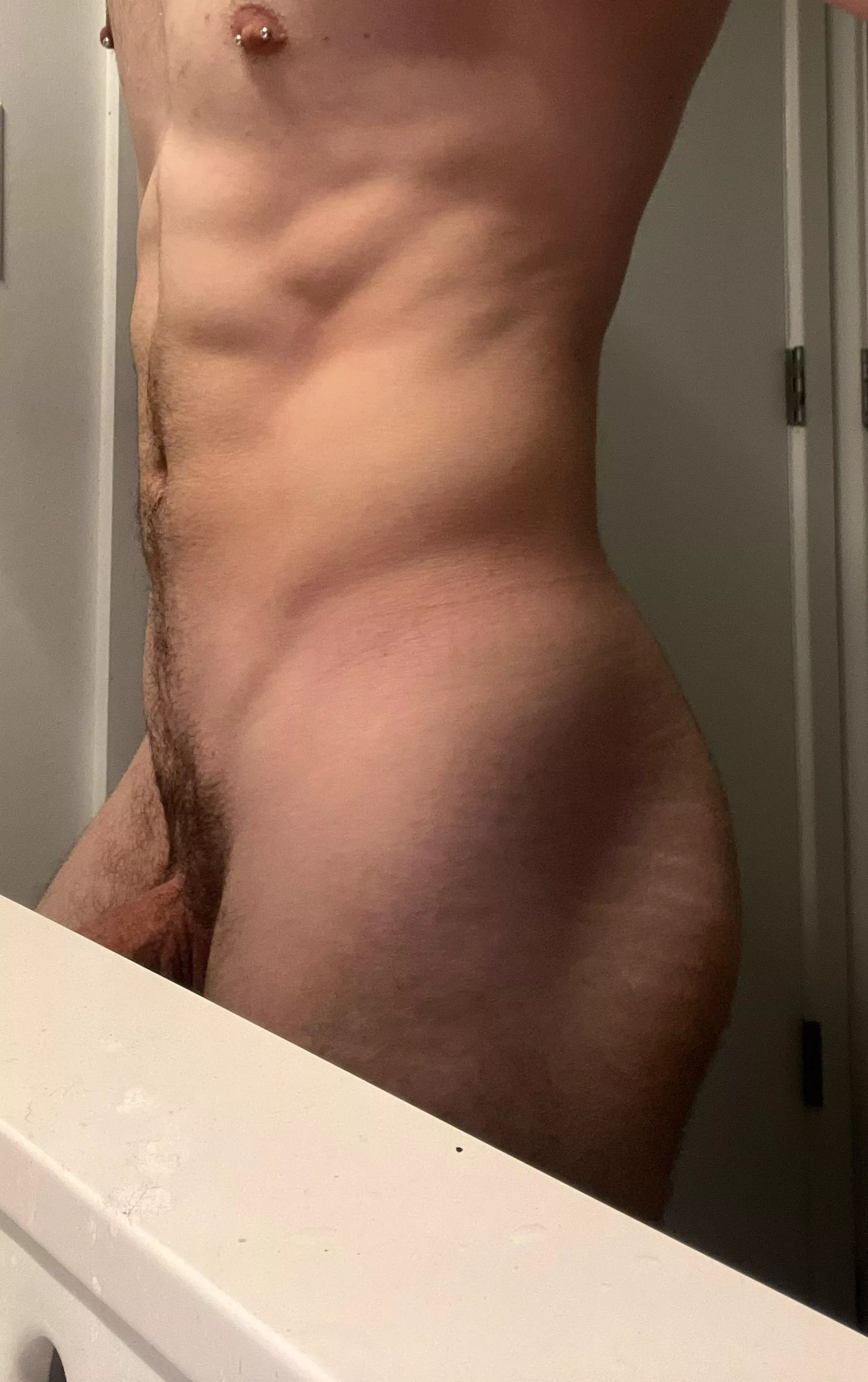 I just like a little hair on myself, don't hate it. Think about the grip on that thing! 🖤