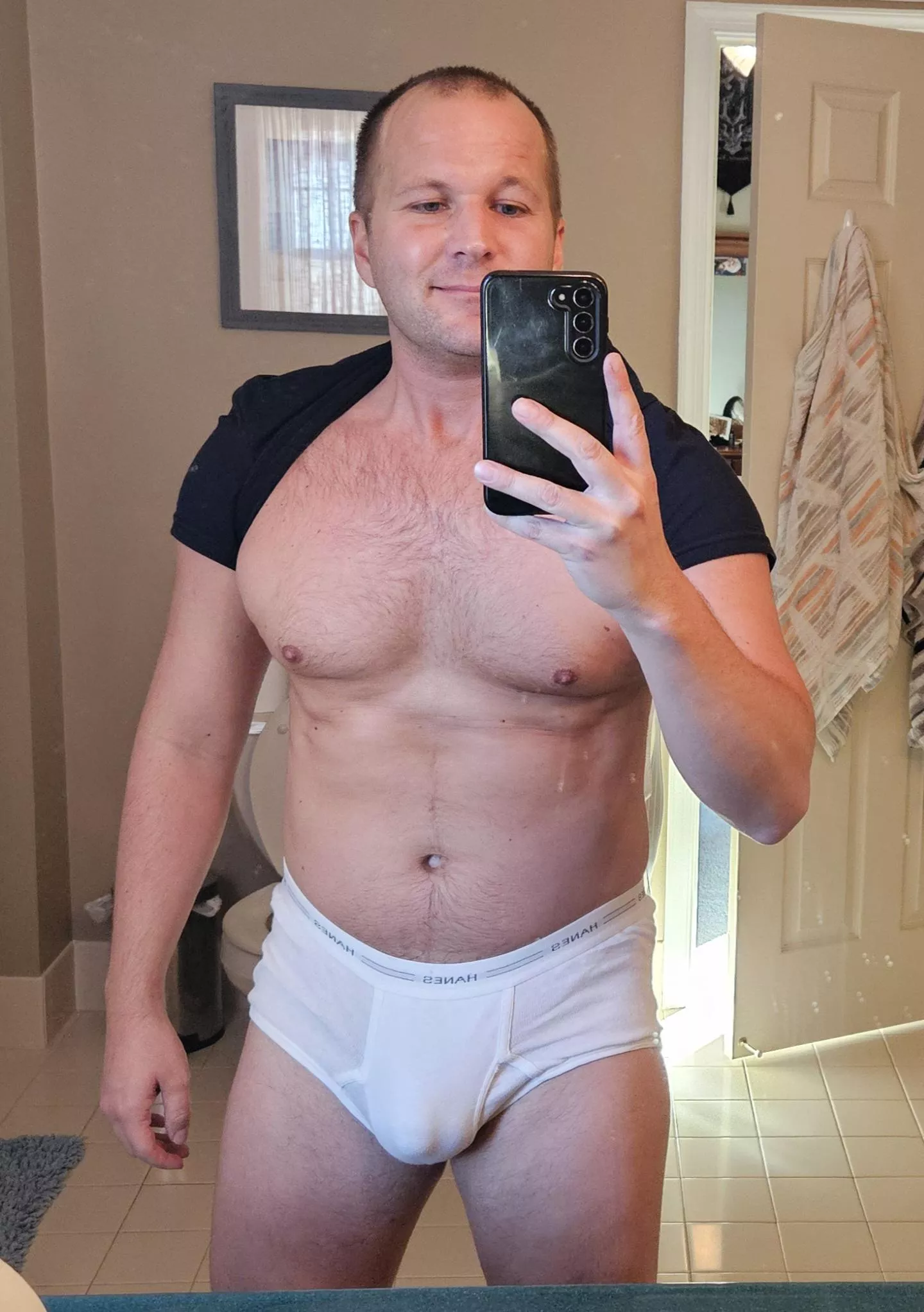 I like the fit of his other Hanes briefs better haha [38]