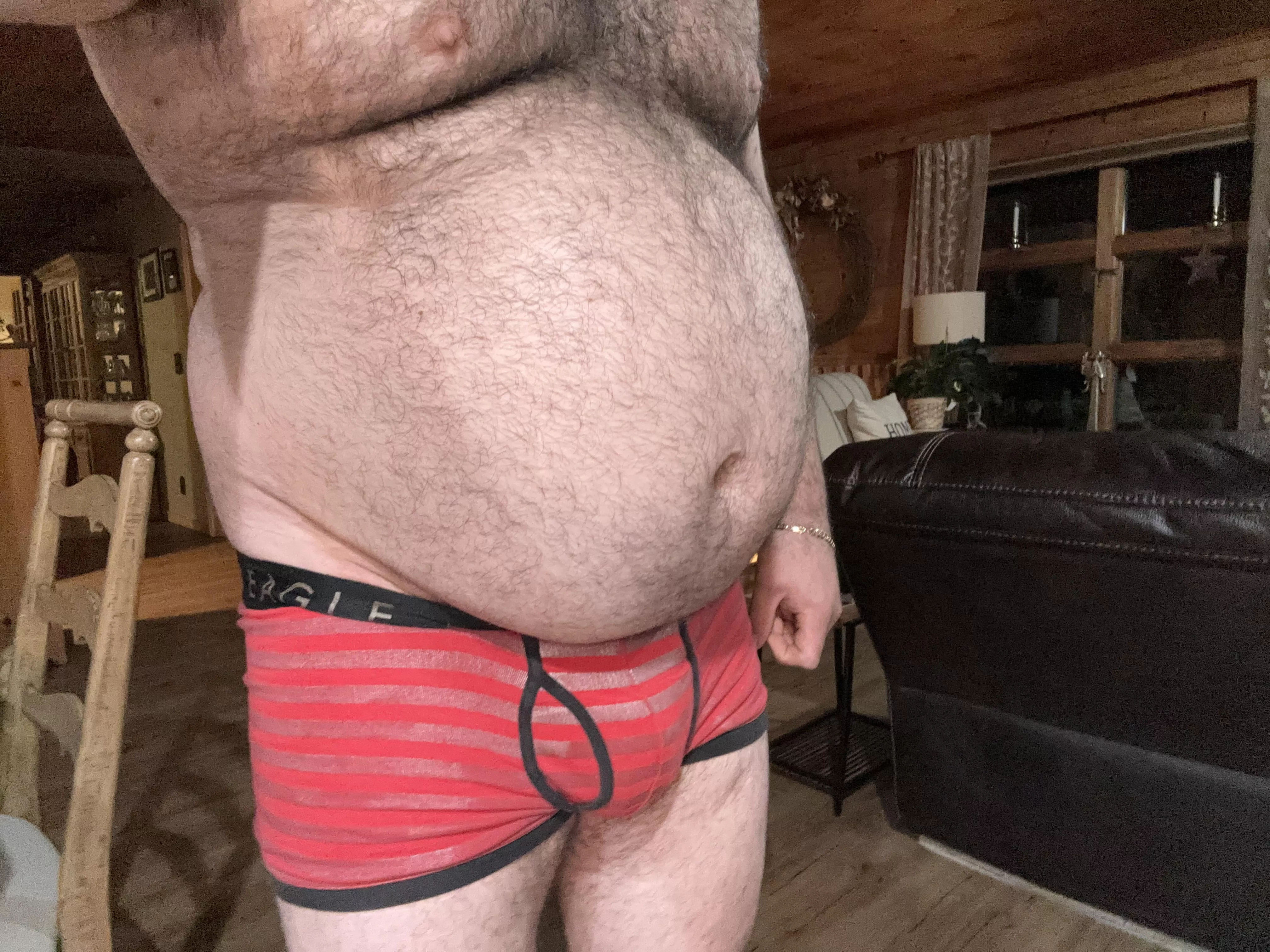 I think my chub compliments my bulge nicely don’t you?