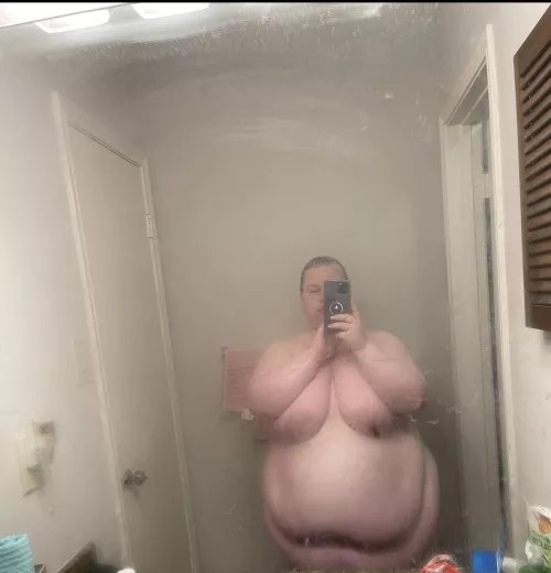 Just out of the shower…. Wouldn’t mind getting messy again 