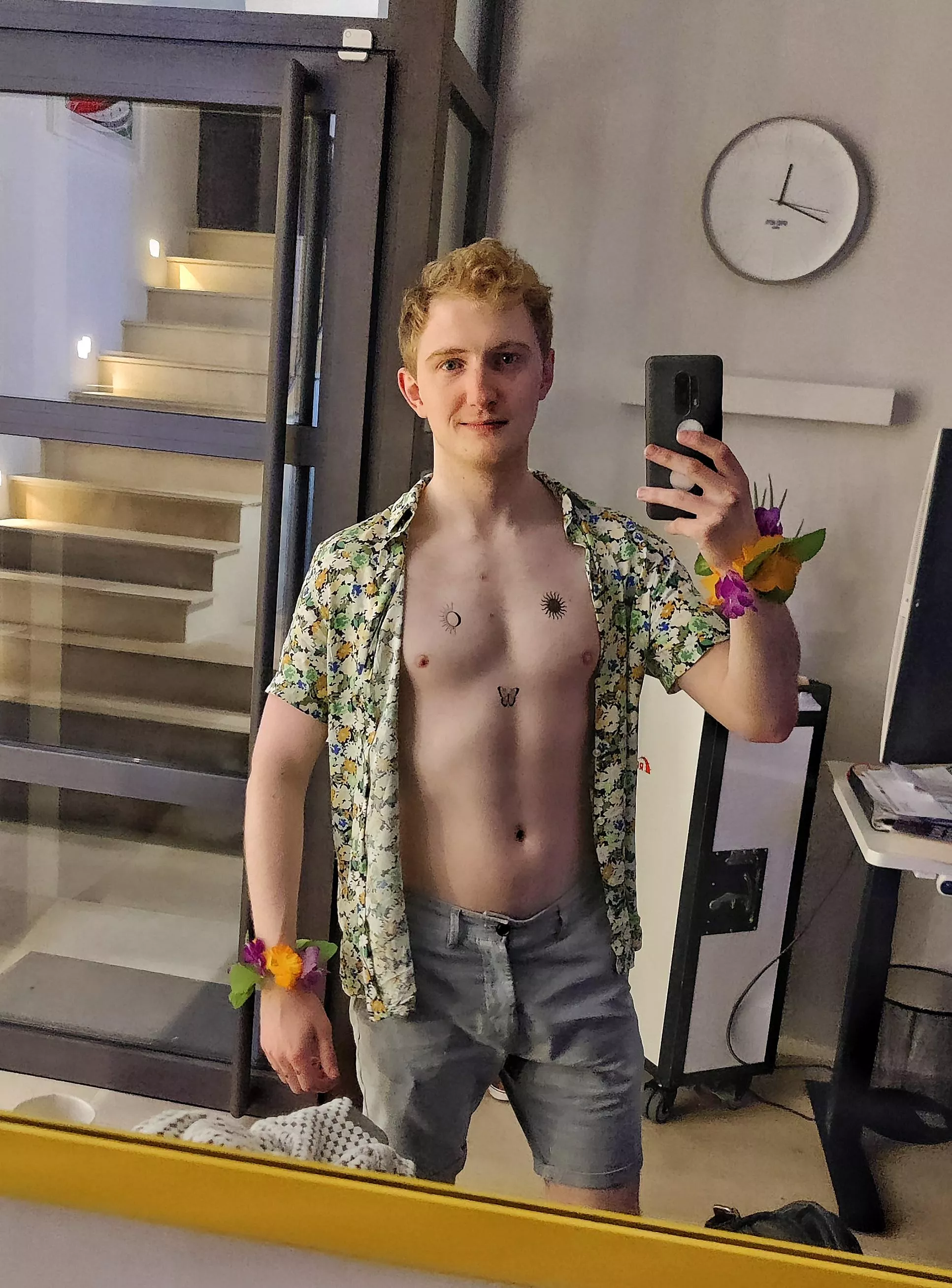 Let's sneak away from the party together?