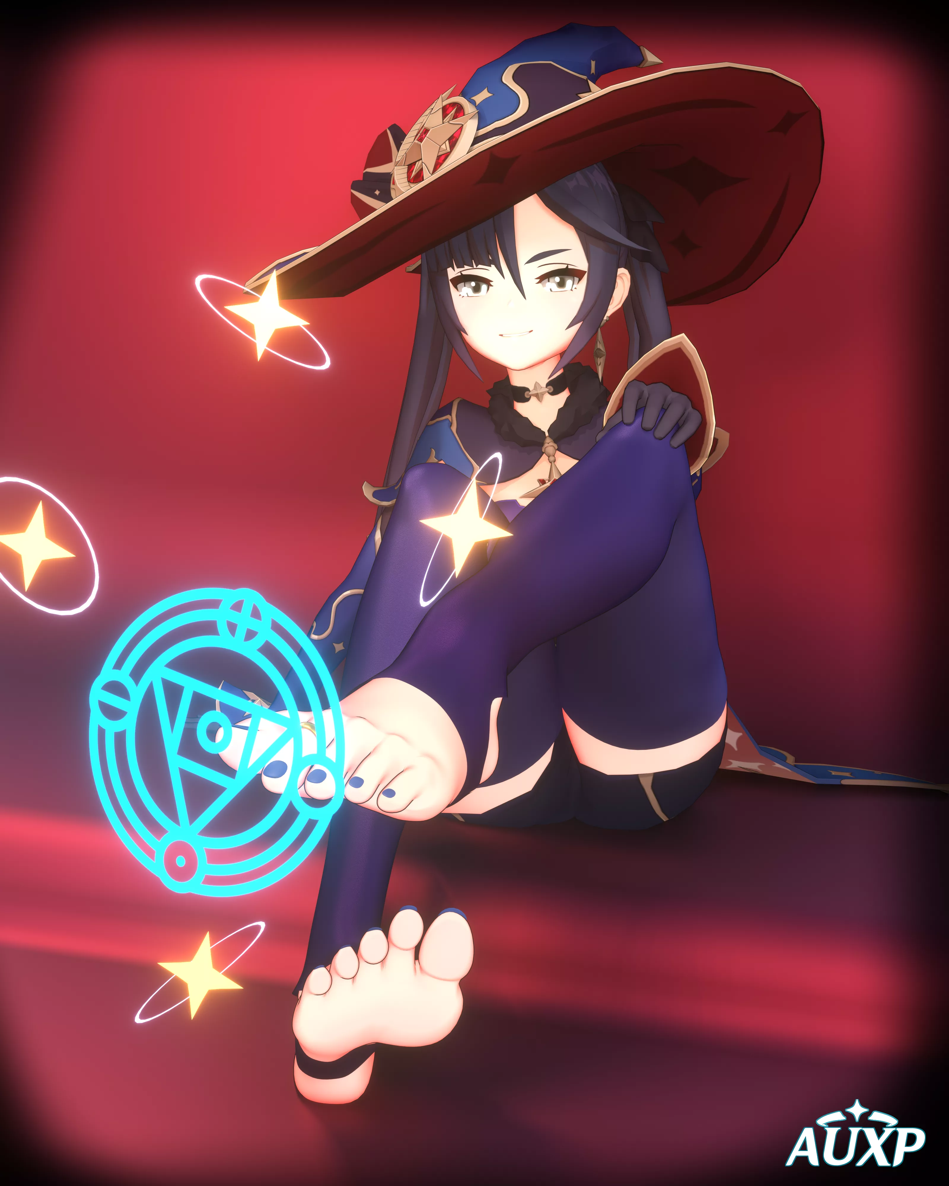 Mona (Genshin Impact) [Artist: AUXP]