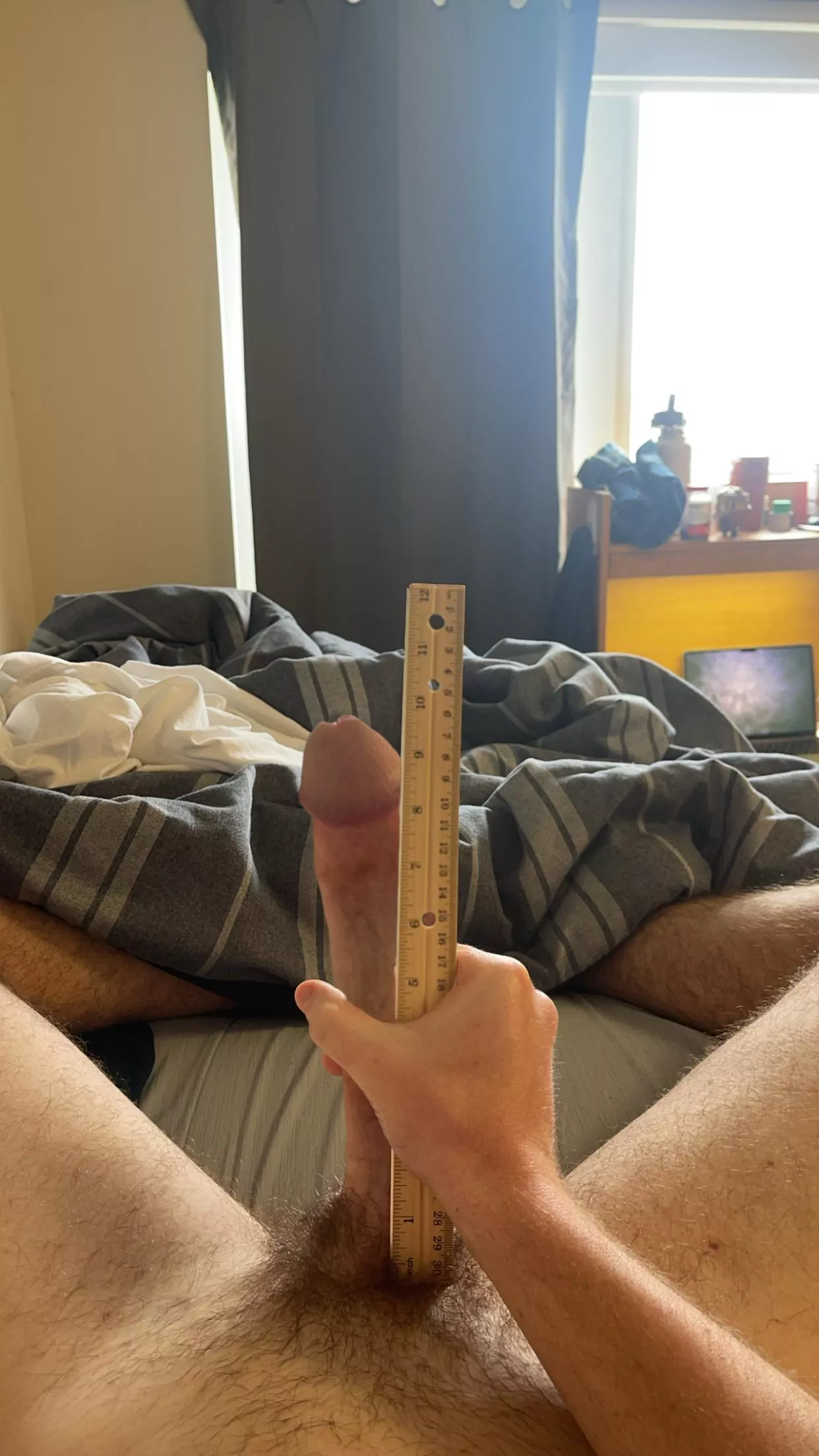 my first measuring pic at 19 years old 