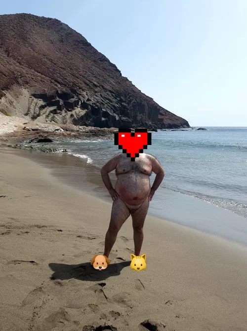 My first time at the beach (I got sunburned). The location was beautiful!