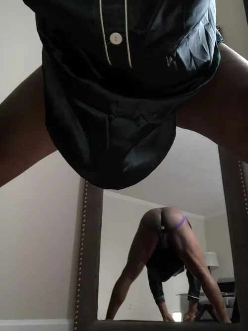 Night shirt, jockstrap and anal plug ❤️❤️❤️.