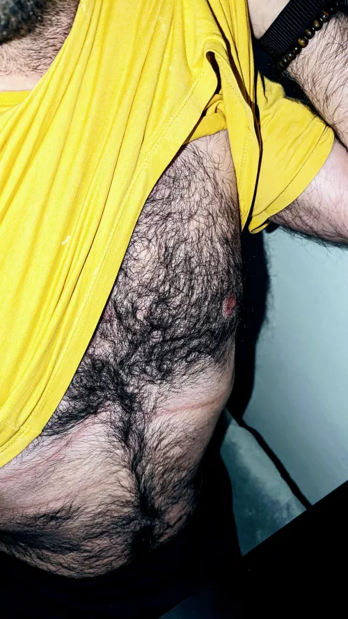 Old yellow tee-shirt