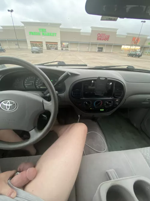 Parking lots are always fun