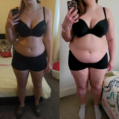 same clothes, fatter me