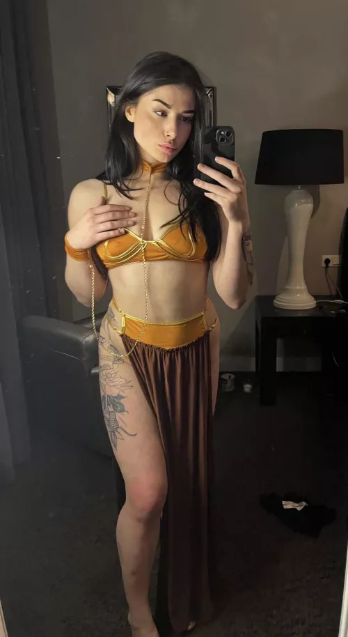 slave girl leia from starwars - how did i do