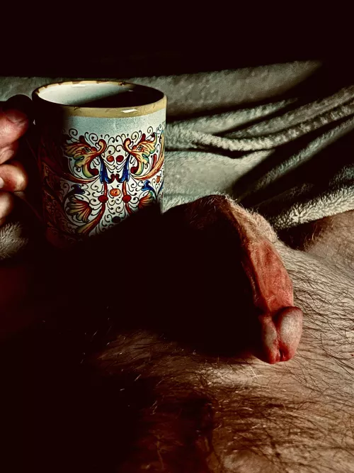 Sunday morning. John is in the wash