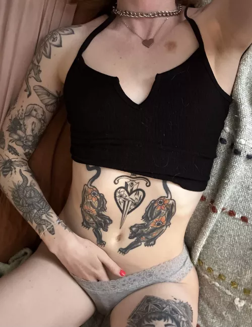 touching myself in bed 