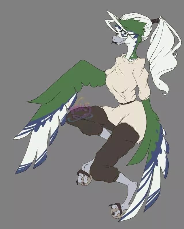 Wanted to talk about one of the races in my story! This is Melody, one of the Telsan species.