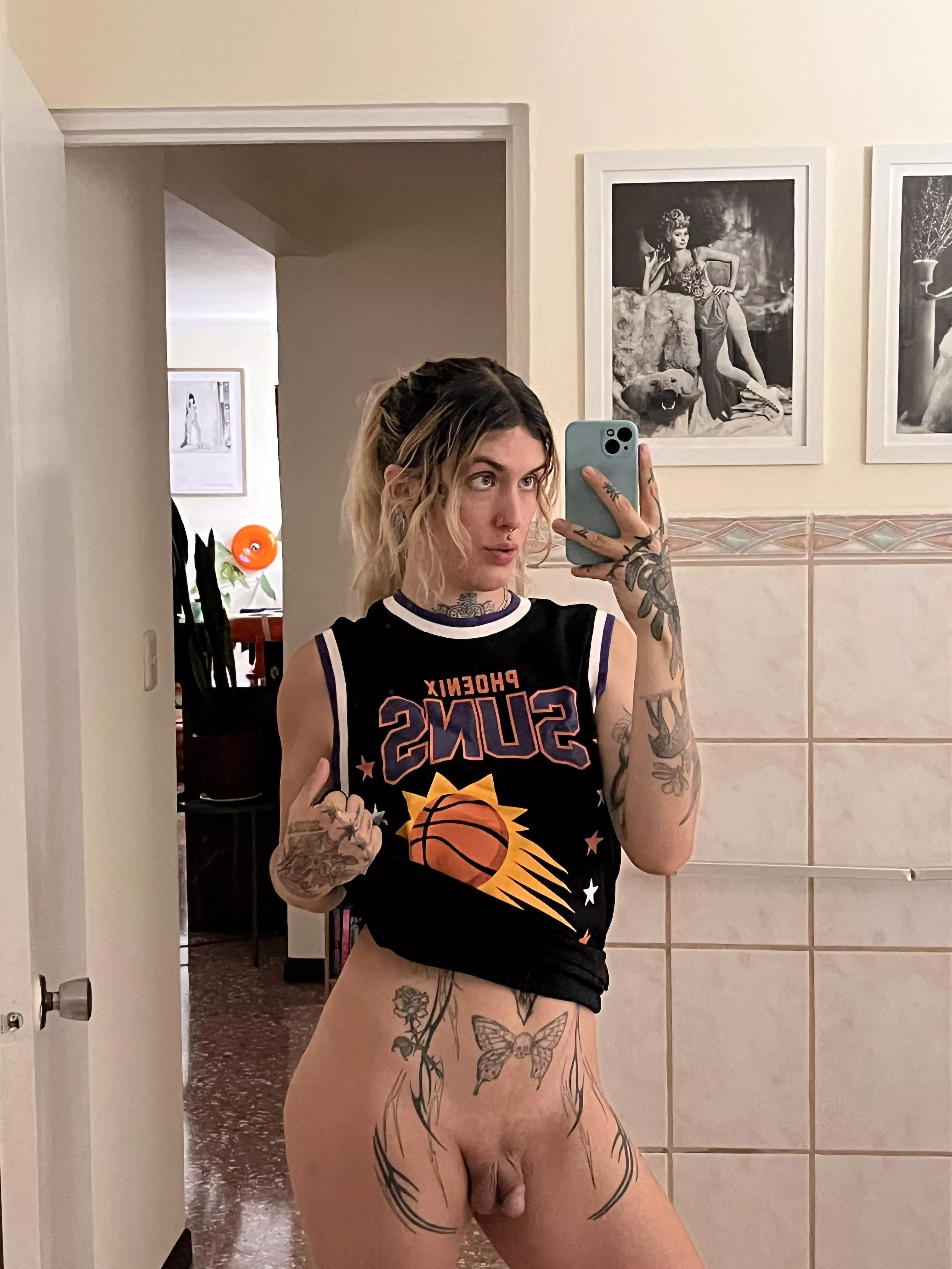 What better than a tgirl who likes basketball?
