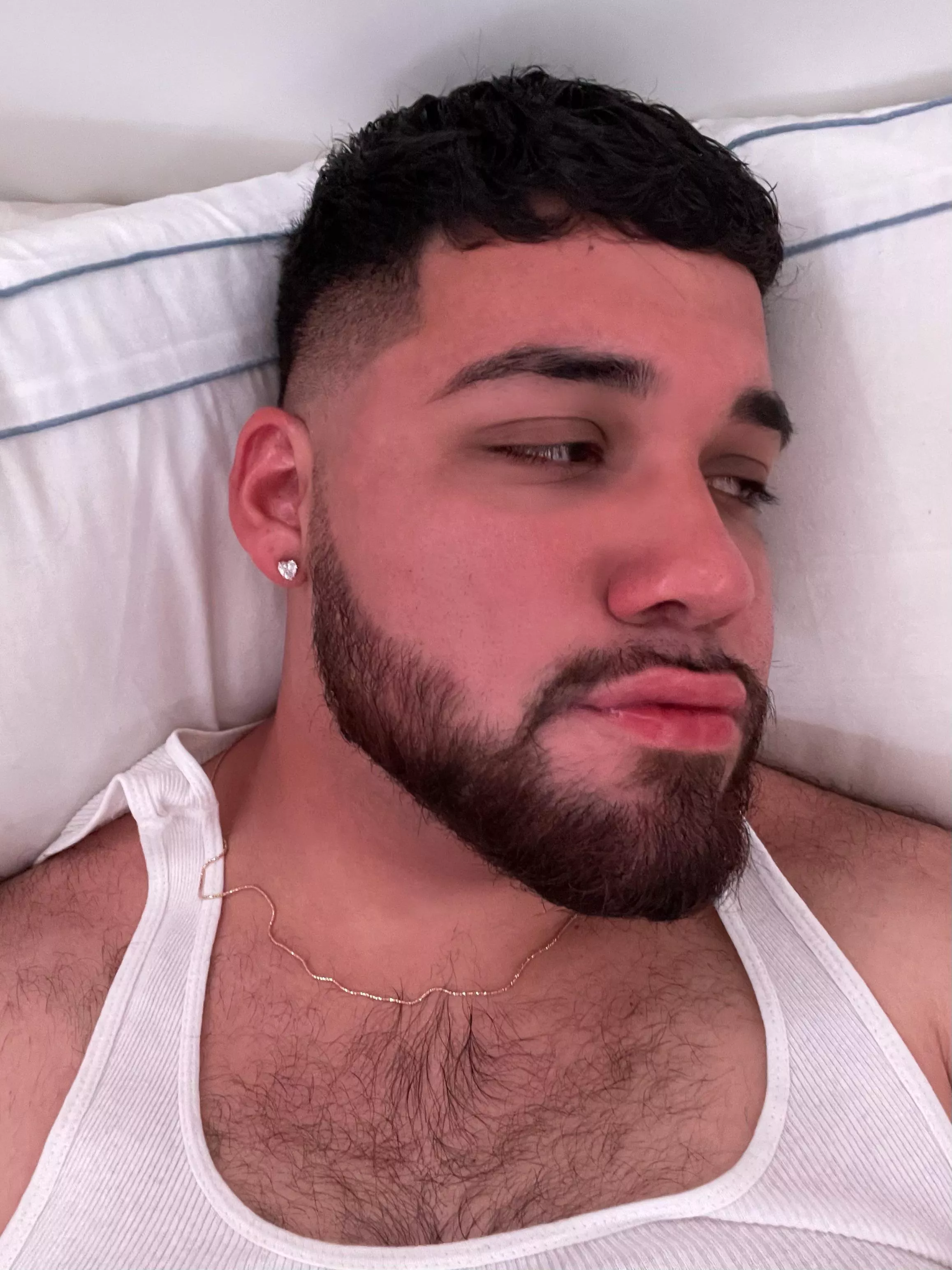 Who wants to lay on my chest?